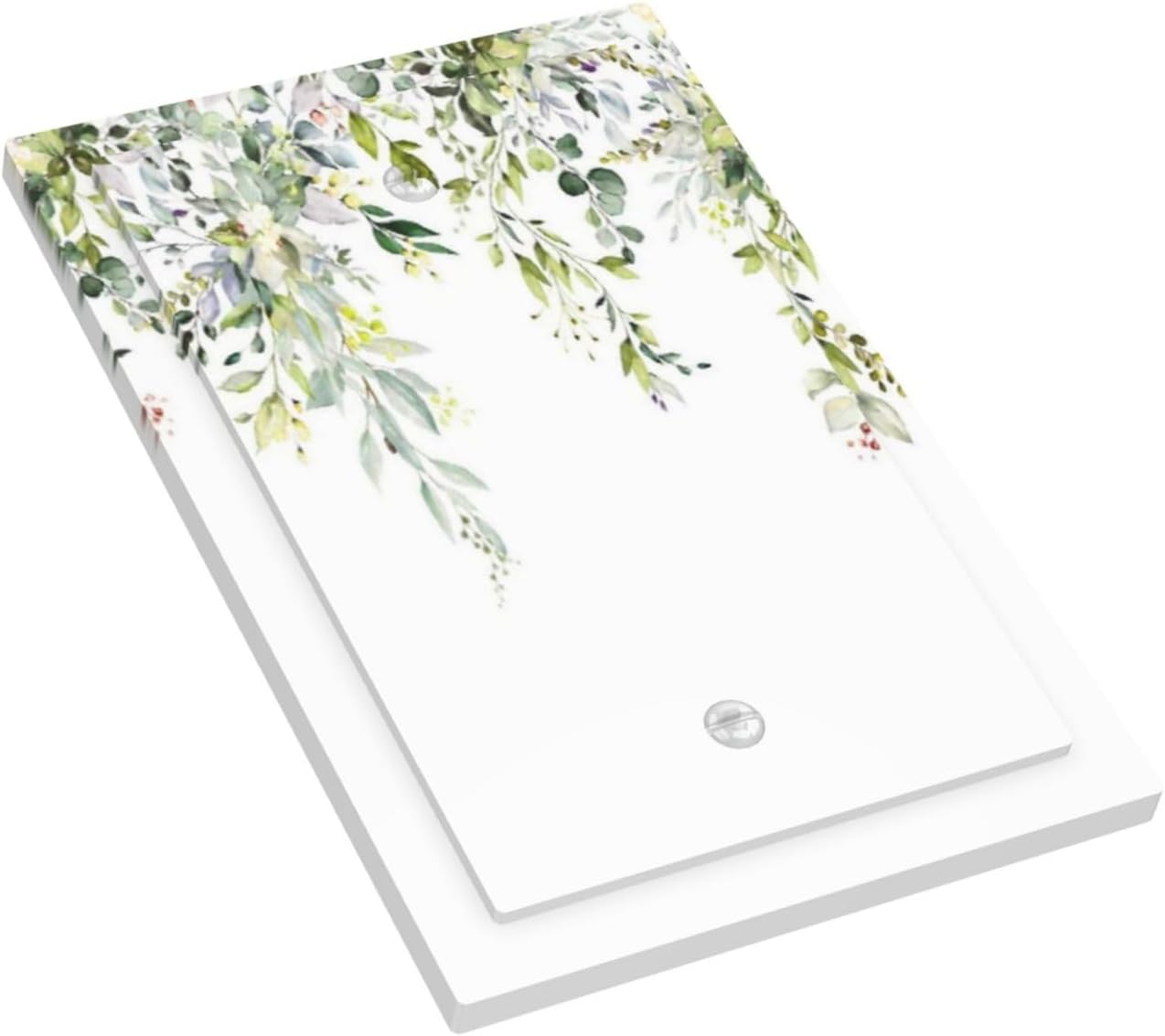 Light Switch Cover Plate Green Eucalyptus Leaves Floral Wildflower 1 Gang No Device Blank Electrical Wall Plates Faceplate Decorative Switch Plate For Bed Room Living Room Decor