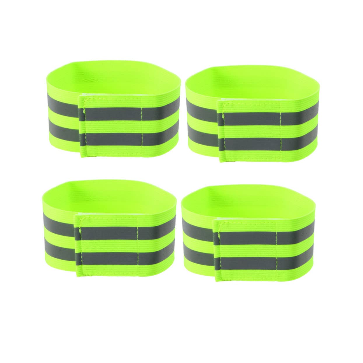 Yardwe 4 Pezzi Strisce Riflettenti Cinturini alla Caviglia Cinturini Fascia da Ciclismo Cinturino da Corsa Notturno Cinghie Riflettenti Organizer per Cartelle per Scrivania Ciclismo