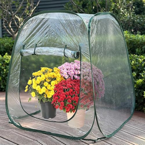 Mini serre portable avec bâche isolante pour pépinière et potager - 5