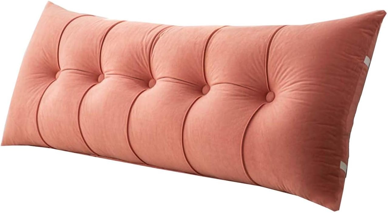 Large Rectangle Headboard Pillow Bed/Sofa Bolster Backrest Pillow,Headboard Reading Pillow Back Lumbar Support Pillow for Queen/King/Twin/Full Size Bed(Color9,31x20x7.8in)