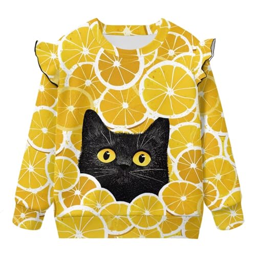 Sweat graphique manches longues fille de 1 à 7 ans pour tout-petit