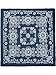 CTM 27 Inch Extra Large Cotton Texas Paisley Bandana, Navy