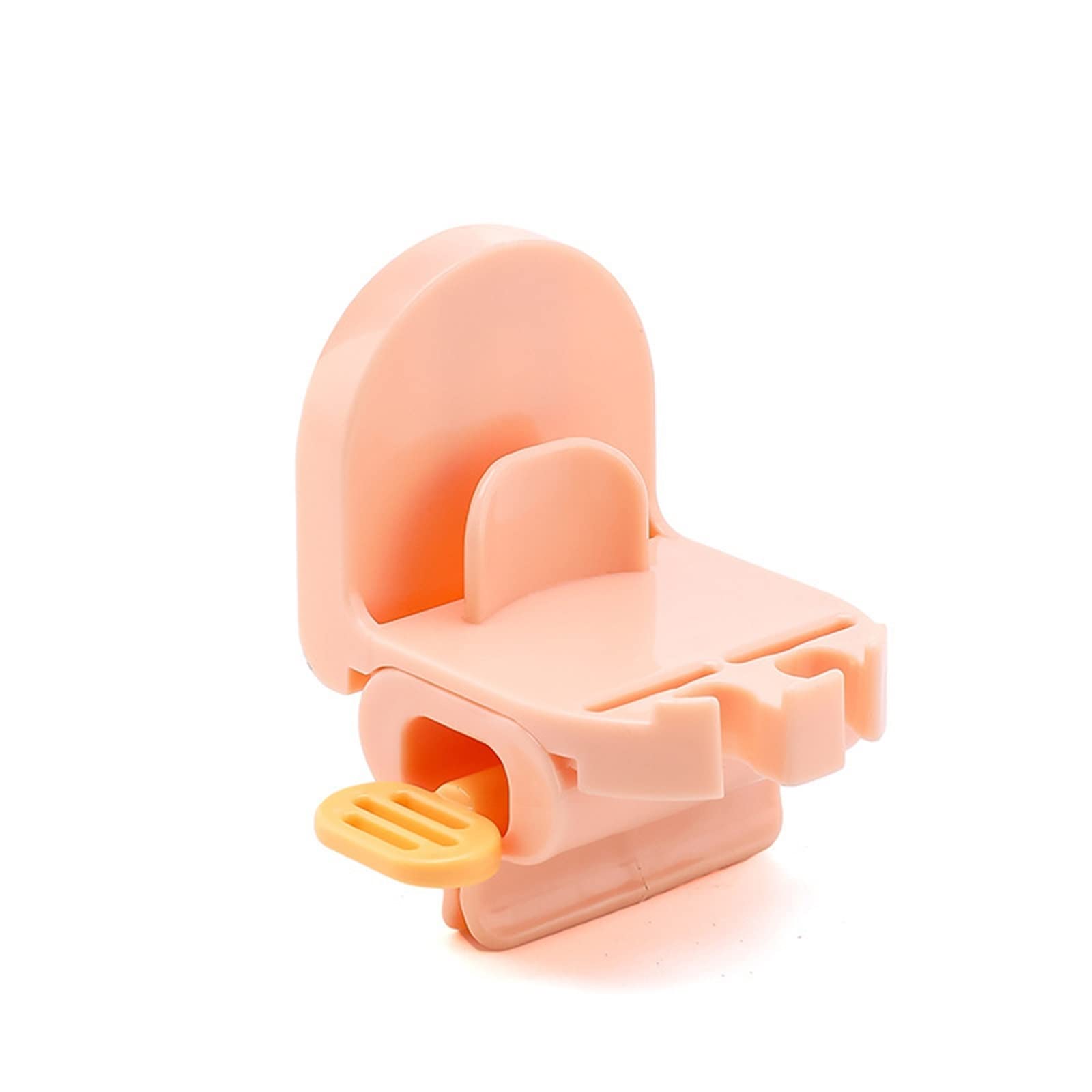 Portacepillos de Dientes, portacepillos de Dientes, Estante de Pared con Doble Tarjetero y exprimidor de Pasta Dental, Estante de baño (Rosa)