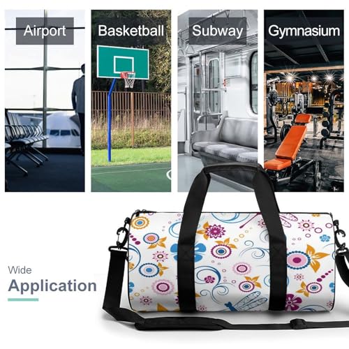 Gym sac de voyage fleur libellule de 45cm pour ne plus manquer d'espace en rando