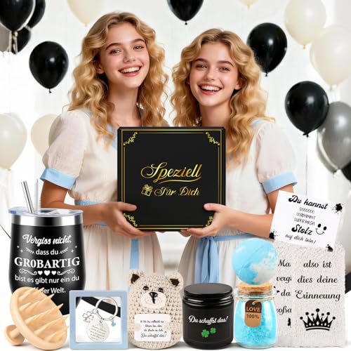 Giftota Geschenke für Frauen, 11-tlg. Valentinstag-Geschenk für Sie, Inspirierende Geschenkset Freundin Geburtstag Valentinstag Kleine… – Ansicht 6