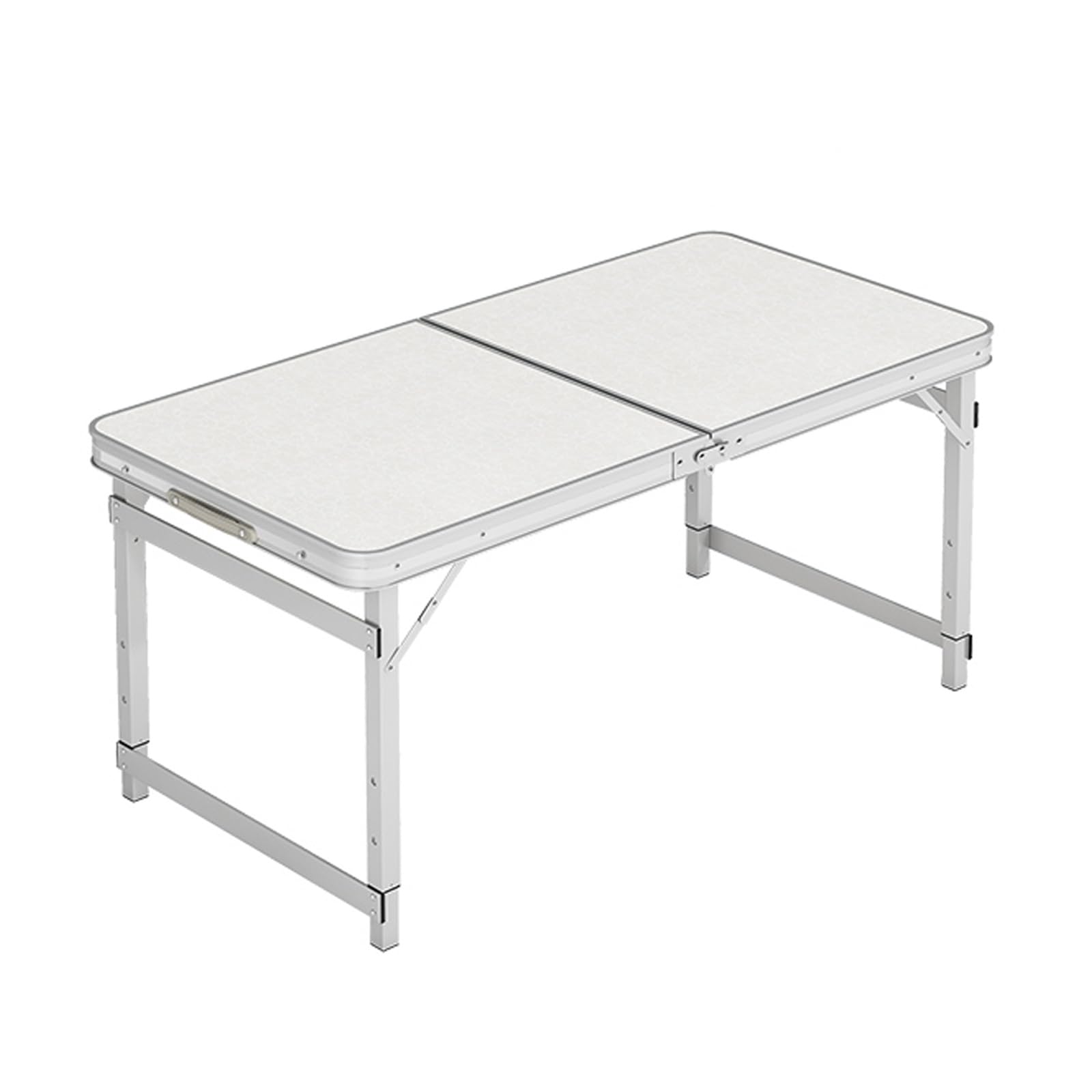 Table de camping pliante portable aluminium blanc table utilitaire compacte pour école