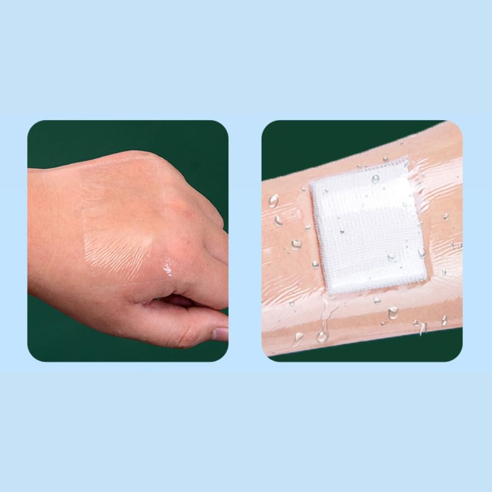 Tattoo Folie Heilung,Transparent Wasserdicht Duschpflaster,Wundverband Protection Film Klebeband Second Skin Verband Schutzfolie,zum Sport Schwimmen Duschen Alltag,8cmx100m