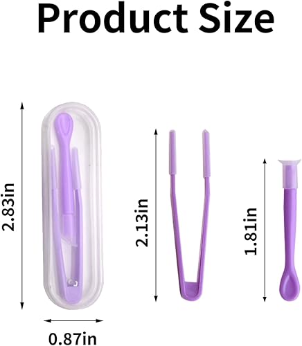 Miniatura 7 de Juego de 15 herramientas de extracción de contactos, pinzas suaves para lentes de contacto, aplicador de palo para lentes de contacto fáciles para
