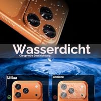 LiiLaa Kameraschutz für iPhone 17 Pro Max 5G, Volle Abdeckung Kamera Ring Abdeckung aus Metall - Cosmic Orange – Ansicht 5