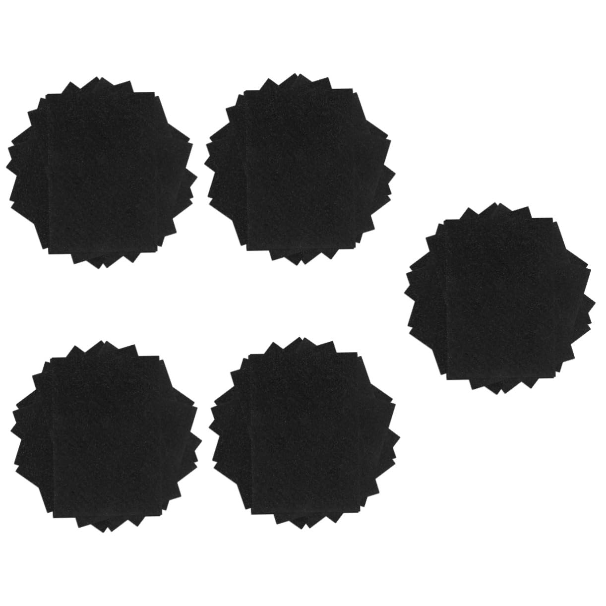 Papier pailleté pour décorations de fêtes et scrapbooking - Kit créatif Housoutil noir