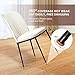 32 Pcs Small Chair Leg Floor Protectors Furniture Pads Floor Protectors for Hardwood Floors Chair Sliders Silicone Covers with Stronger Felt Pads Clear X-small (Fit:14-20mm)