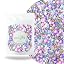 Lavender, Light Blue, Light Pink, White, Gold