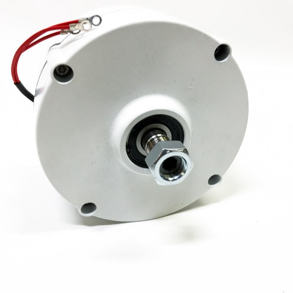 Generatore a magneti permanenti 600W, 12v,24v,48v alternatore Elettrico NdFeB a terre rare, 750r/m,generatore eolico alternatore sincrono Trifase,per Turbina Eolica Orizzontale (con base, 12V)