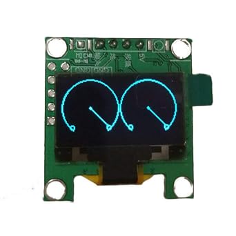 Taidacent Pocket Small Micro-Slim Music Spectrum VU Meter 0.96 Inch OLED Screen Multi-Mode Audio Spectrum Indicator