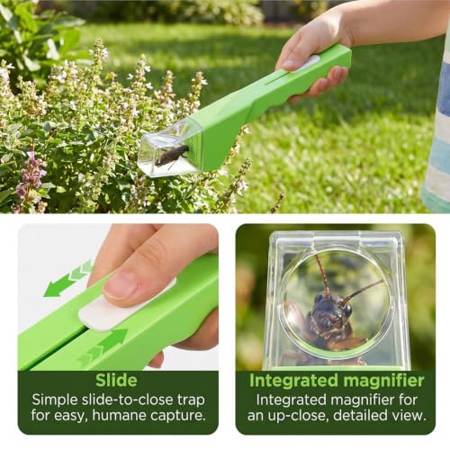 Toddmomy Nature Exploration Tool for Kids, Contactless Outdoor Discovery Viewer with Transparent Observation Window, Small Creature Viewing Device for Butterflies and Garden Finds - Image 3