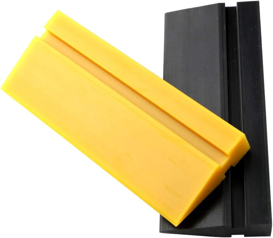 Gebildet Soft Rubber Squeegee blade for Car vinyl wrapping, window tint film installation, car decal tool. Home Glass/Mirror/Window Cleaning as Water blade.