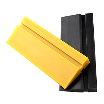 EEFUN Soft Rubber Squeegee blade for Car vinyl wrapping, window tint film installation, car decal tool. Home Glass/Mirror/Window Cleaning as Water blade.