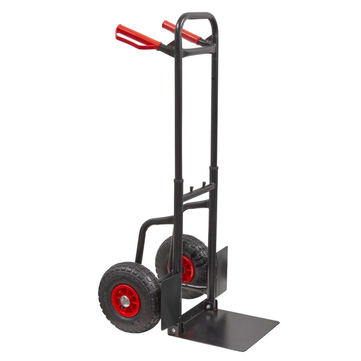 Carrello Porta Pacchi ruote pneumatiche porta casse Richiudibile Acciaio portata 200kg STI