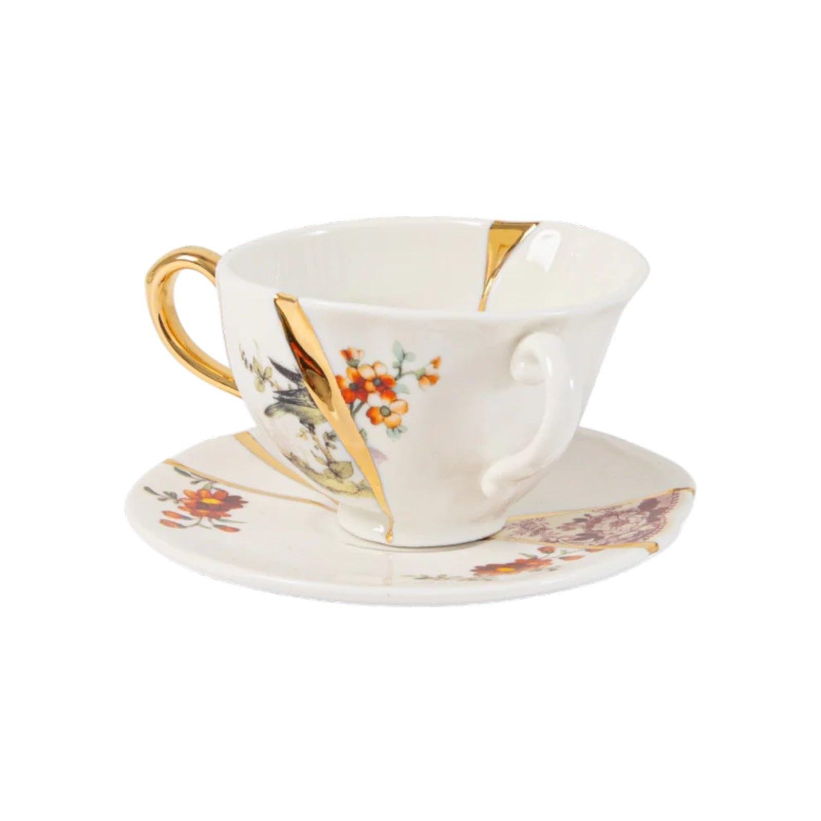 SET DA TE TAZZA E PIATTINO PORCELLANA KI