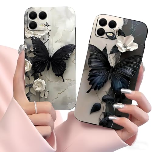 Coque de téléphone pour T-Mobile REVVL 8 Pro 5G antichoc noire lot de 2