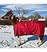 Jacks 4291-RE-80 80 in. Atlas Turnout Blanket 600 Denier with 180 gm Lining, Red