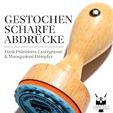 Stempel Wildschwein - mit persönlicher Adresse Wildtiere Geschenk für Jäger
