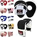 Price comparison product image MAXSTRENGTH Curved Focus Pads Boxing Bag Gloves Set Hook and Jab Boxing Sparring Pads MMA Gym Training (L/XL, Black/White)