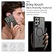 For Samsung Galaxy S23 Ultra Case [Compatible with Magsafe] Translucent Matte Magnetic S23 Ultra Phone Case,SlimThin Duty Shockproof Protection Cover with 2pc HD Screen Protector for S23 Ultra-Black