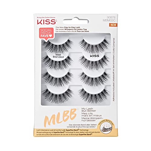 KISS My Lash But Better False Eyelashes Multipack - Well Blended