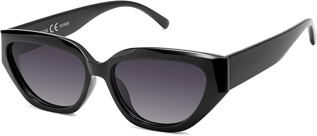 SOJOS Trendy Cute Cat Eye Polarized Sunglasses for Women Fashion Cateye Womens Sunnies SJ2237