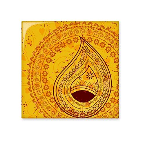 Carreaux de céramique d'art jaune DIYthinker en bisque haut de gamme