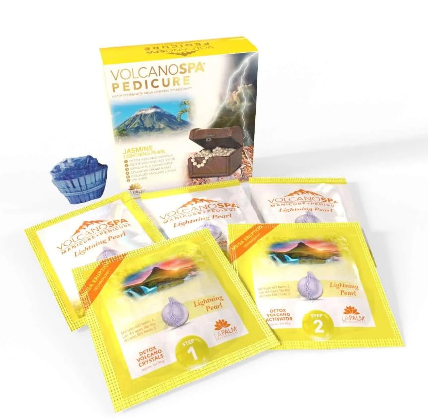 Amazon.com: La Palm Volcano Spa Pedicure (6-Step Spa-in-a-Box