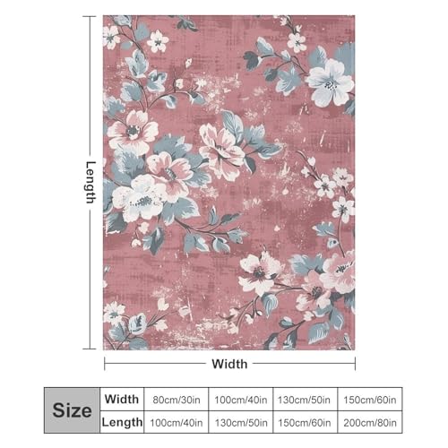 Couverture en micro polaire légère à fleurs : la solution textile contre les nuits fraîches - 2