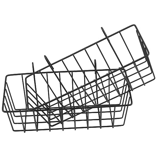 NAMYEUT 4 Cestas de Rejilla Con Ganchos, Estantería de Metal Para Pared, Diseño Cuadrícula, Uso 23 x 10 x 7,5 cm - imagen 3