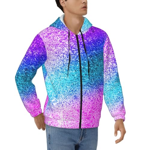 Sweat à capuche thermique homme pour ne plus avoir froid veste paillettes