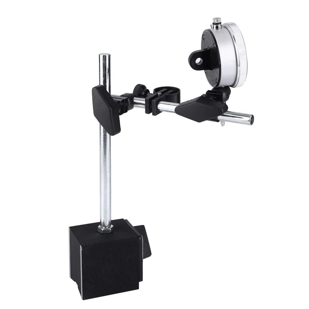 Fafeicy Reloj Comparador, Indicador de Medición 0-5/10 Mm 0,01 Mm de Precisión for Procesamiento de Medición, Trazado e Inspección