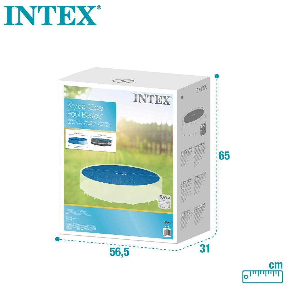 Intex Bâche Solaire pour Piscine Easy &Frame 549 - Bleu 28015