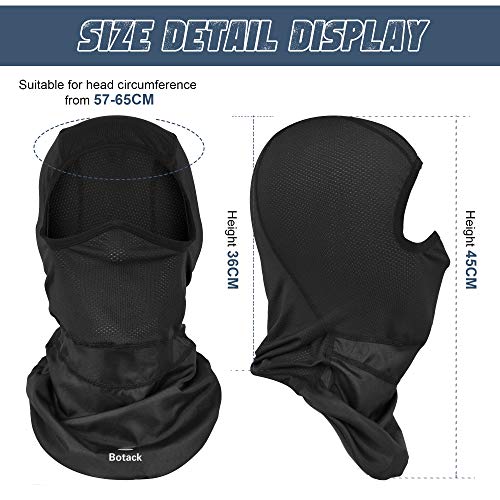 Image of Balaclava Ski Mask, Sun UV Protection Breathable Full Head Face Mask for Men Women Skiing Cycling