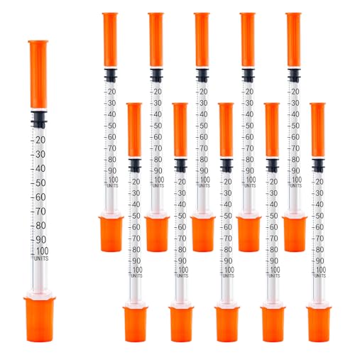 10 Stück 1mL Plastiktube 30G 8mm Spritzen mit Maßstriche für Druckfarbe Flüssigkeitstrennung Einzeln verpackt