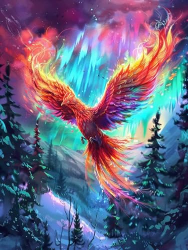 Diamond Painting Oiseaux 5D grand format 100x130cm pour broderie diamant adulte