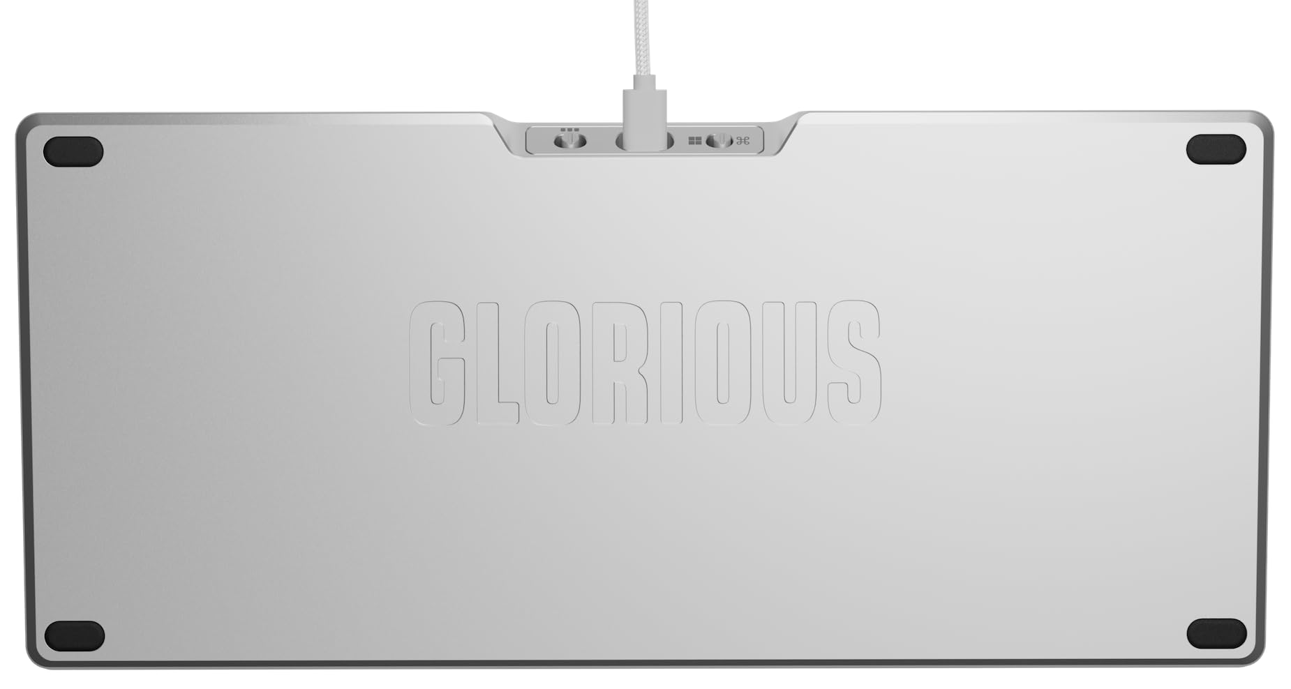 GLORIOUS GMMK 3 Pro 75% Teclado Mecánico Hot Swap QWERTY US | Carcasa de aluminio sólido, juntas modulares adaptables, mecanismos de cinco pines, sistema de amortiguación fonoabsorbente