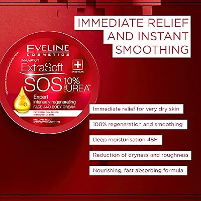 Eveline Cosmetics SOFT SOS 10٪ UREA FACE & BODY CREAM 175ML