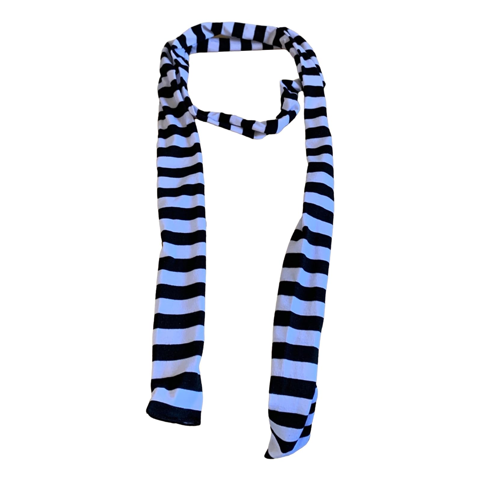 Gissroys Unisex Kids Thin Long Pinstripes Colourful Striped Pattern Scarf For Teenage Girls Breathable Scarves For Students Camping Shopping Take Photos, One Size