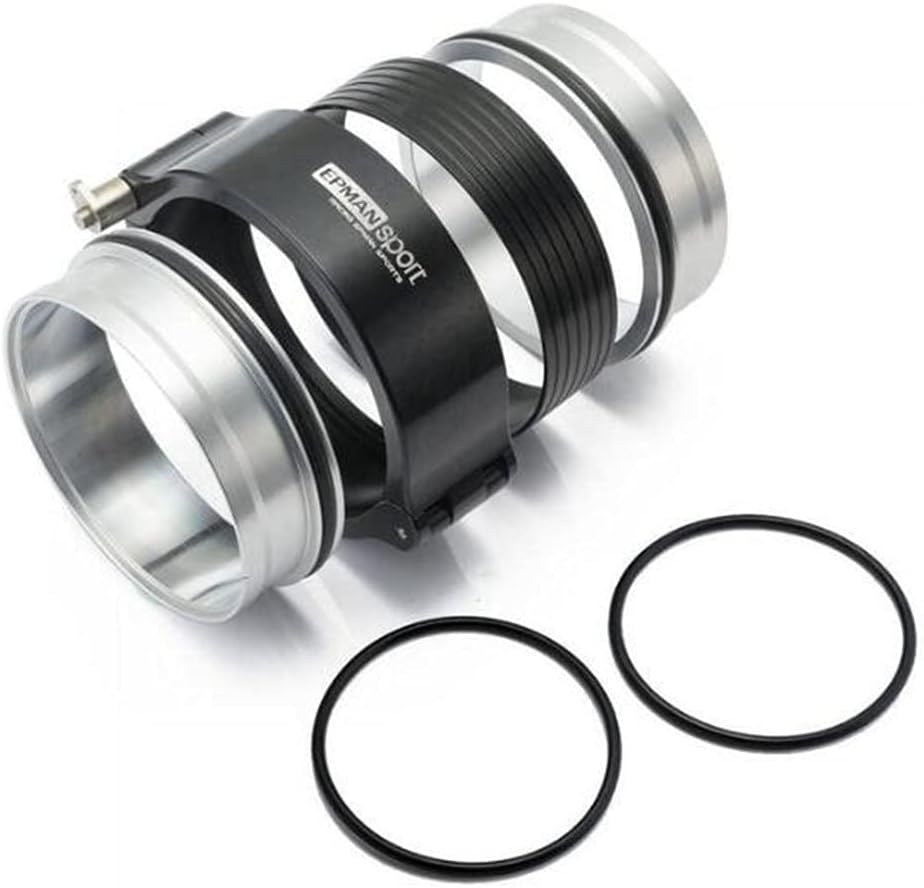 EPSS102KB Quick Release Performance HD Clamp System Assembly for 4" 102mm Radiator Hose Wastegate Flanges Turbo Dump Pipe (Red)