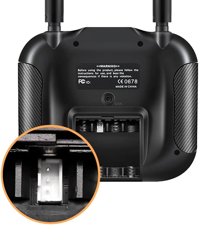 HOT RC HT-8A Transmitter Battery Compartment