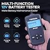 TOPDON Car Battery Tester BT50, 12V Battery Tester 100-2000CCA with Battery Health Check, Charging & Cranking System Tests for Car, Truck, Motorcycle, ATV, SUV, Boat & Yacht #1