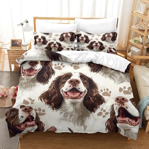 Parure Springer Spaniel respirante : résout le problème de literie inconfortable