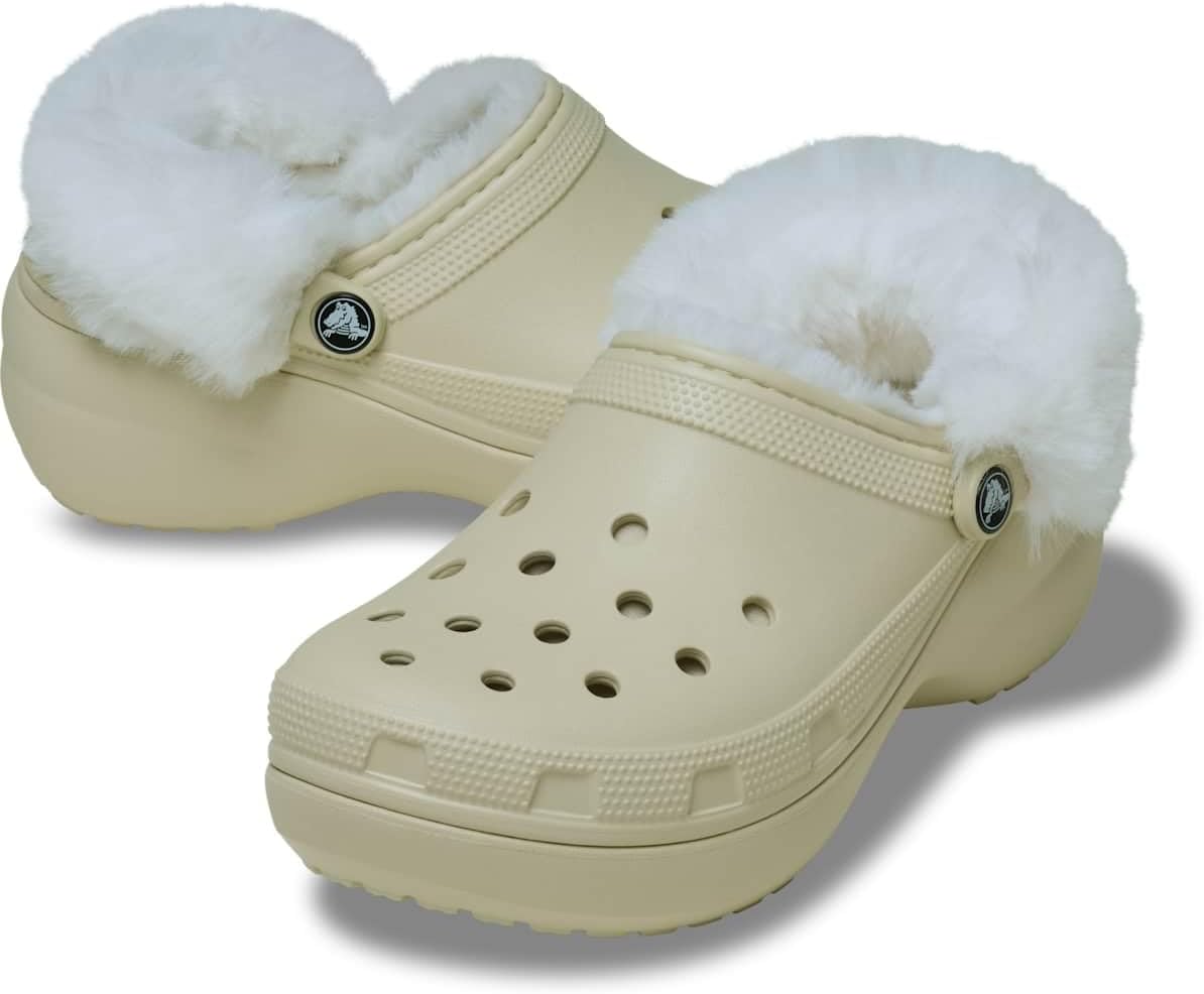 Crocs Women's Classic Lined Platform Clogs - Image 2