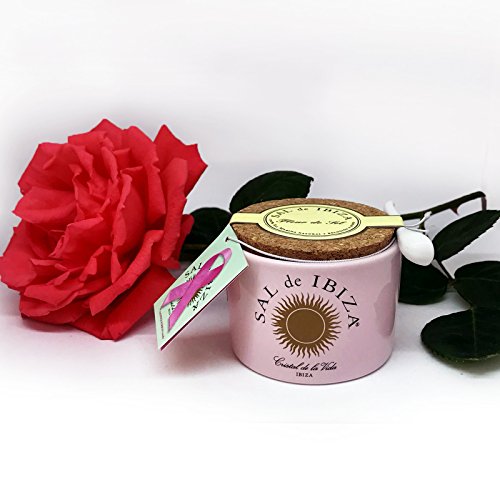 Sal de Ibiza Fleur de Sel e Rose - Sea Salt With Rose Petals - 4.4oz.
