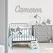 Personalized Custom Wooden Name Sign - CAMERON Font Baby Name Sign For Nursery and Wall Decor (12